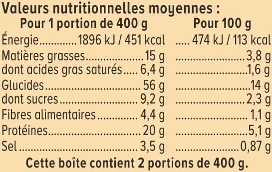 U Ravioli à la bolognaise boîte de 800g packshot