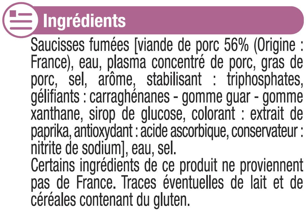U Saucisses cocktail boîte de 1/2, 240g packshot