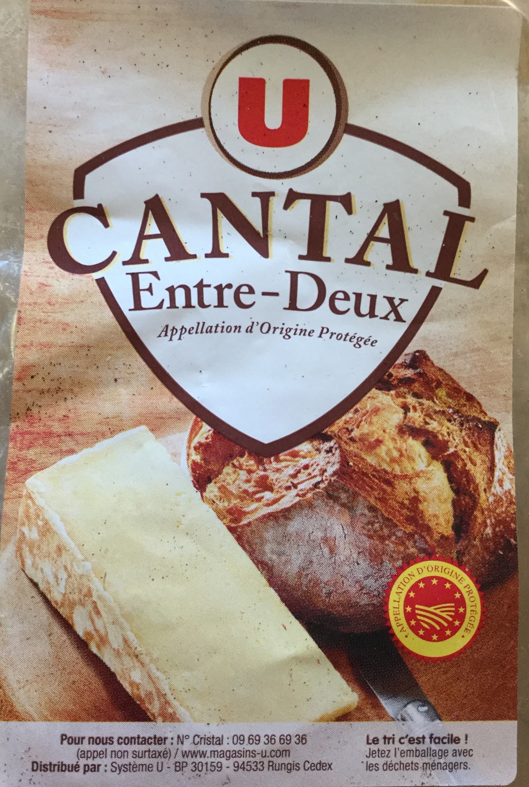 U Cantal entre-deux packshot