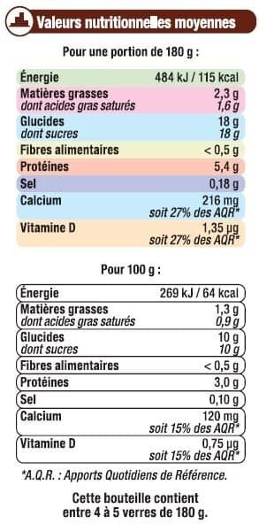 U Yaourt à boire vanille packshot