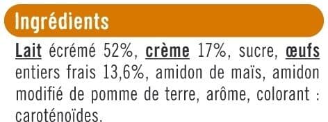 U Crème aux oeufs à la vanille packshot
