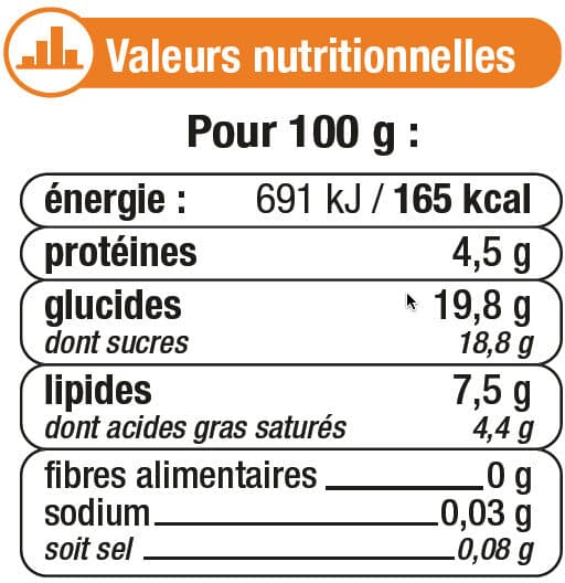 U Dessert crème aux oeufs frais au caramel - 4x100g packshot