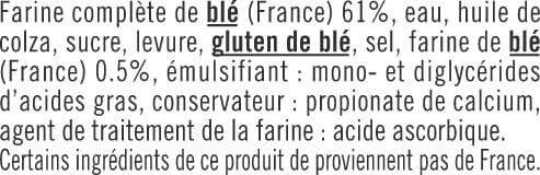 U Pain de mie sandwich complet 825g packshot