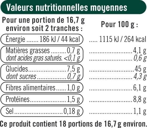 U Toasts ronds au seigle spécial saumon 300g packshot