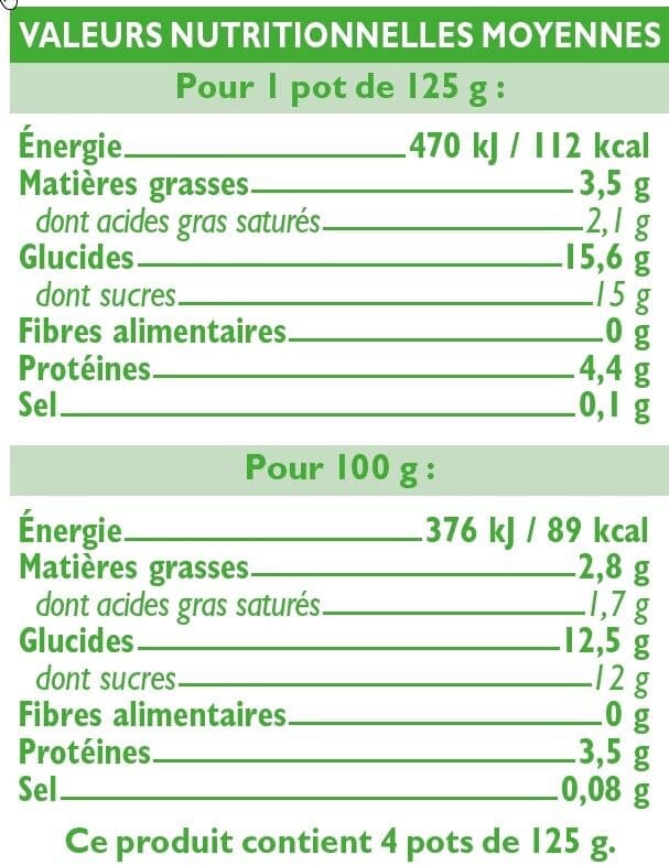 U Bio Yaourts brassés sucrés aux myrtilles packshot