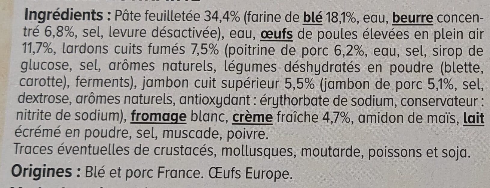 U Quiche Lorraine 400g packshot