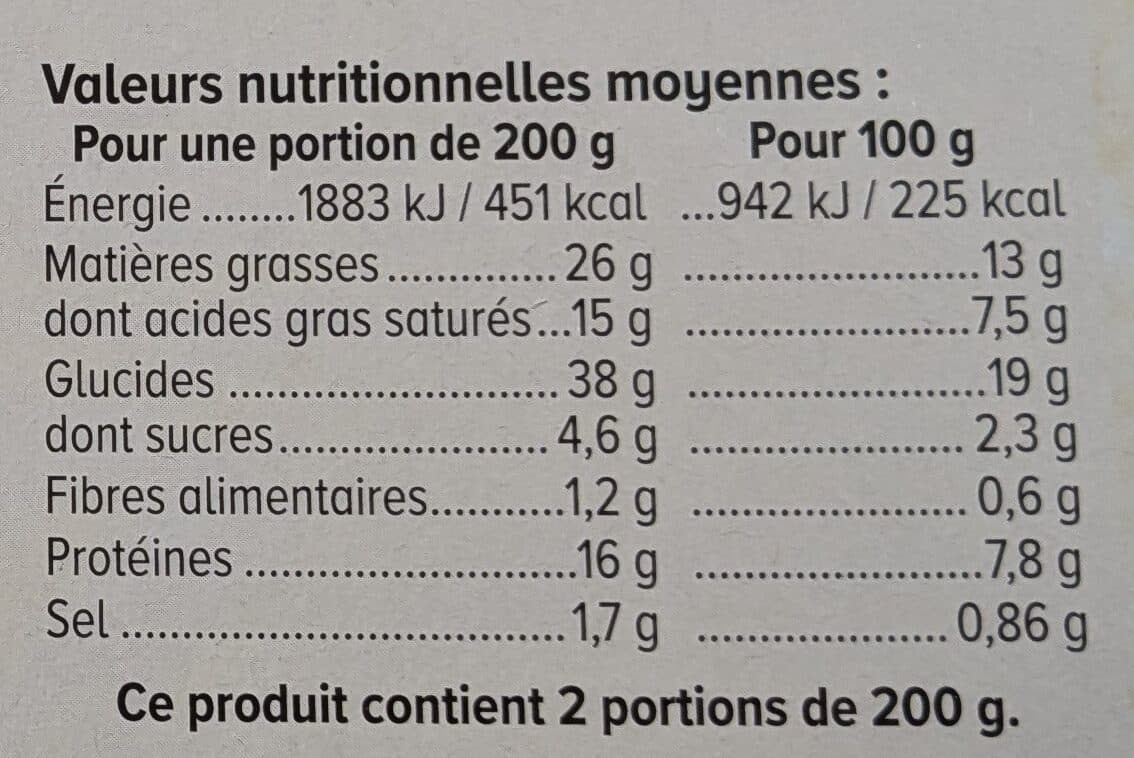 U Quiche Lorraine 400g packshot