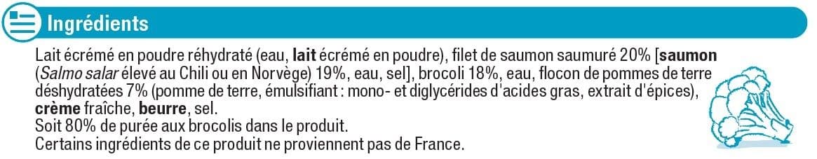 U Saumon purée aux brocolis packshot
