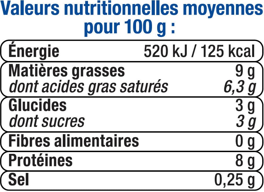 U Ricotta au lait pasteurisé 9% de MG, 250g packshot