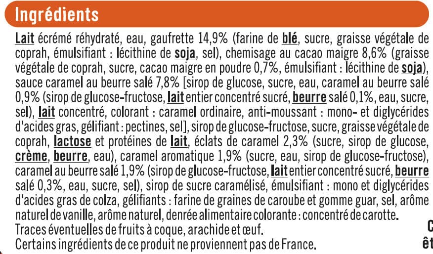 U Cônes glacés caramel beurre salé x6 packshot