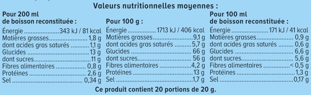 U Café soluble Chicorée au lait - 400g packshot