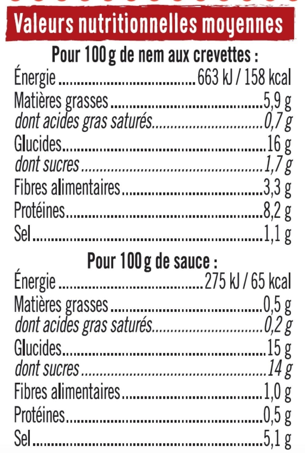 U Nems aux crevettes x4 + sauce nuoc mam packshot