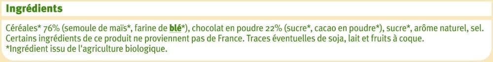 U Boules enrobées saveur chocolat packshot