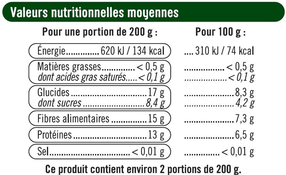 U Pois garden peas 500g packshot