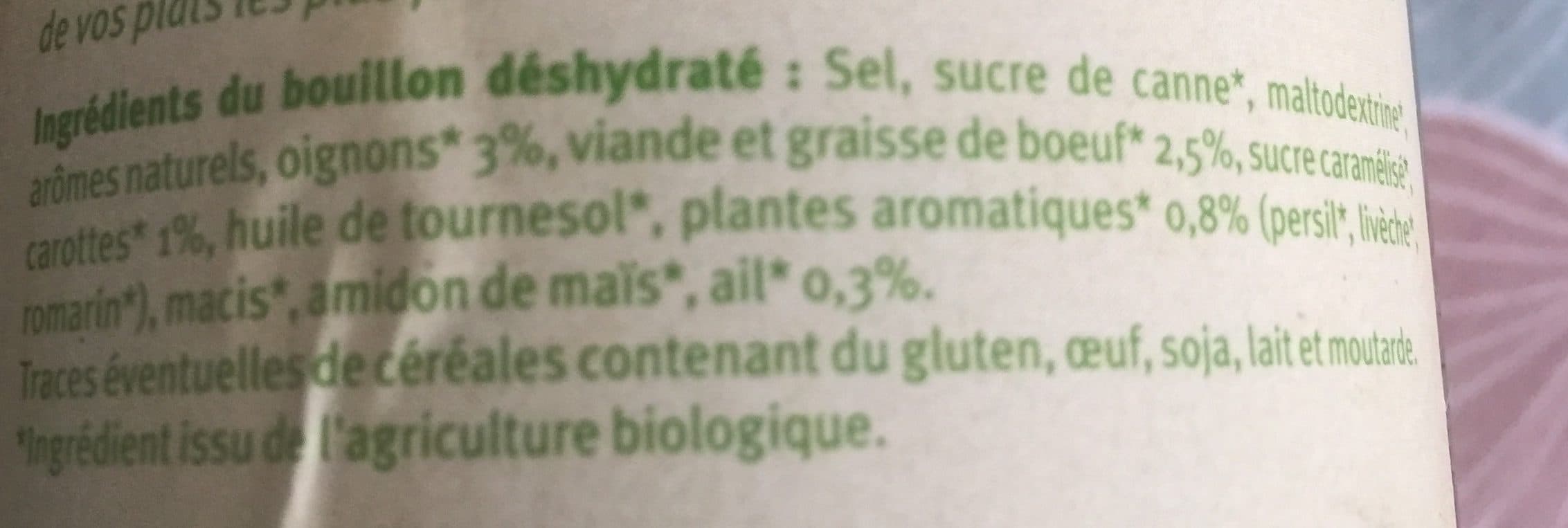 U bio Bouillon de boeuf instantané packshot