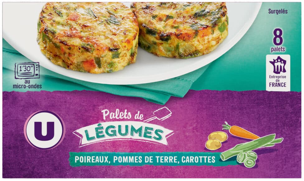 U Palets légumes poireau, pomme de terre, carotte 300g packshot