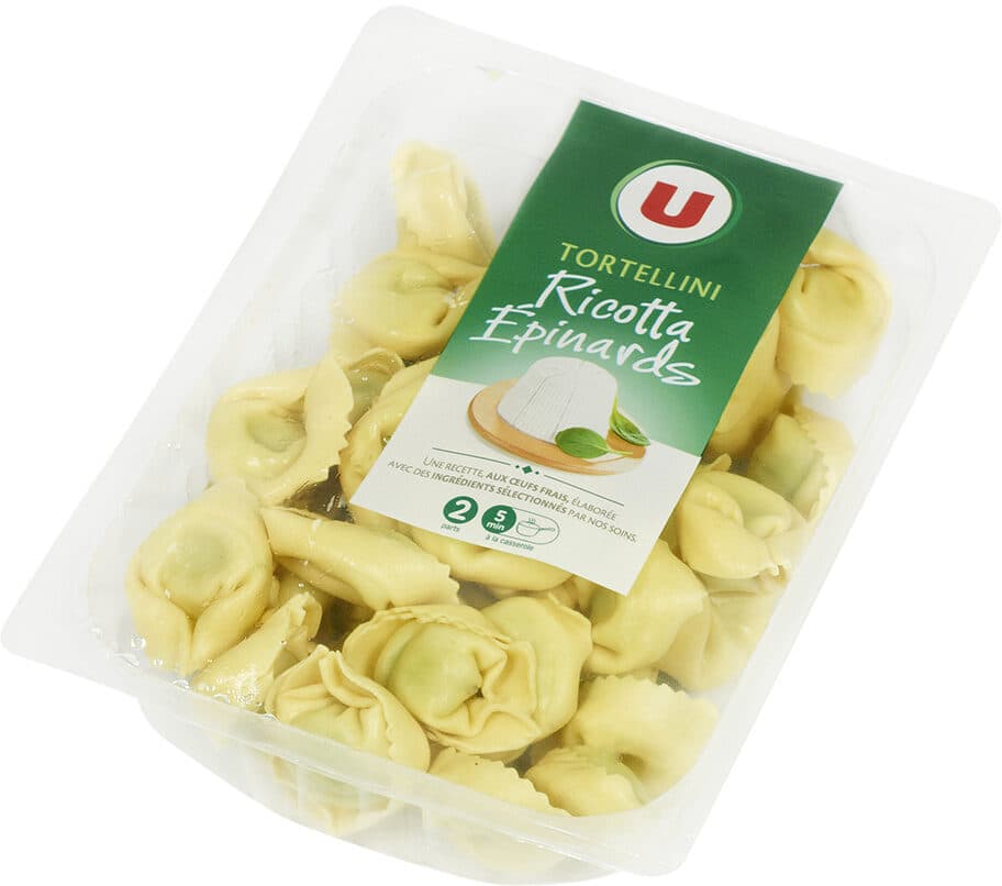 U Tortellini ricotta épinards packshot