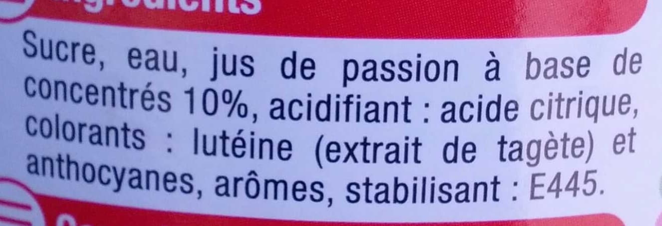 U Sirop fruits de la passion packshot
