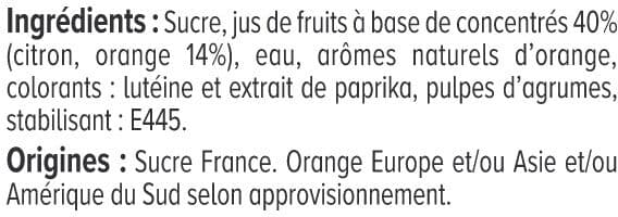 U Sirop d'orange bidon de 75cl packshot