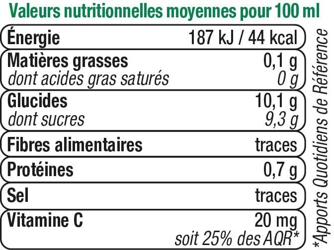 U Jus à base de concentré d'orange 6x20cl packshot
