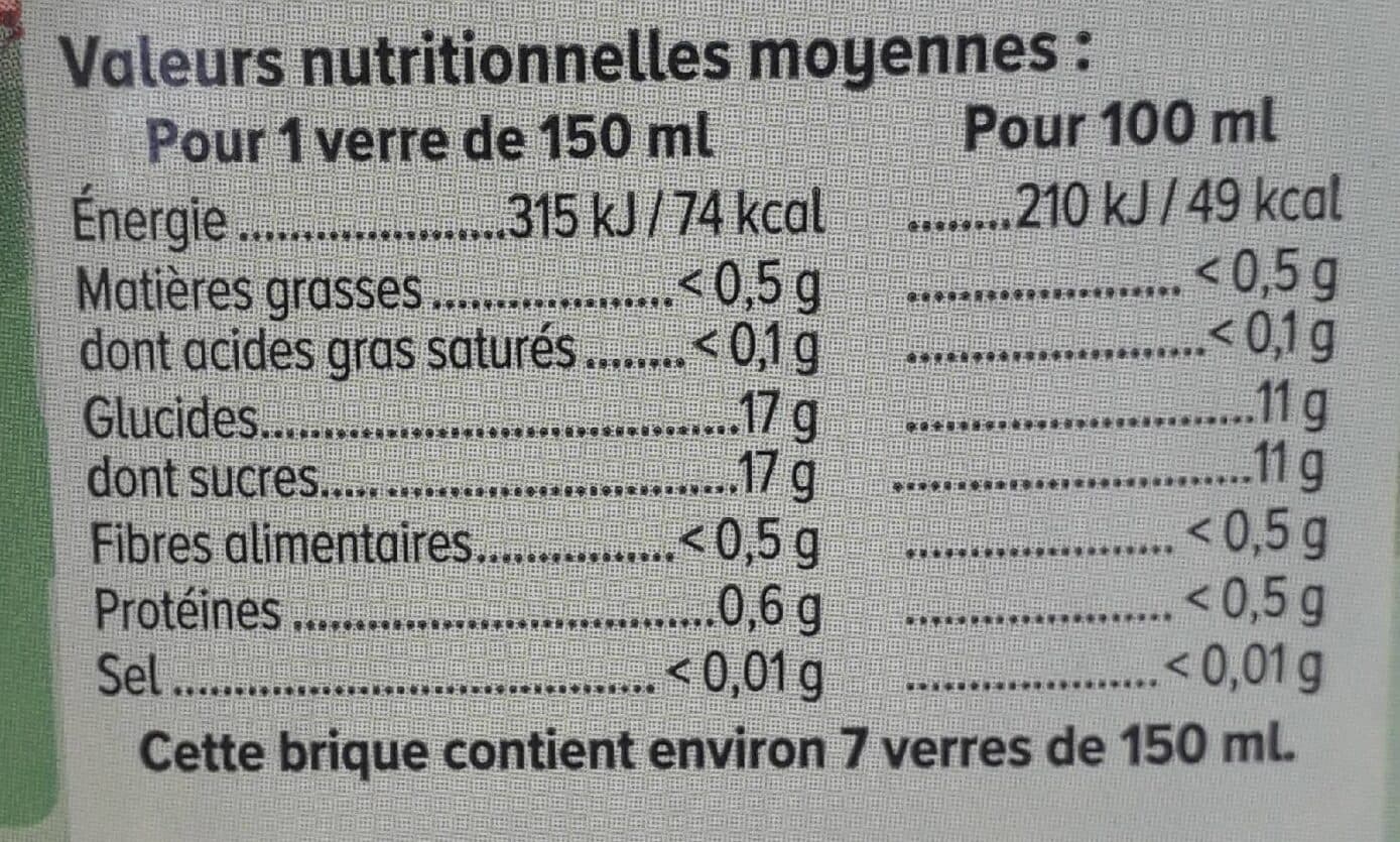 U Jus à base de concentré d'ananas 1l packshot