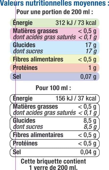 U Boisson aux fruits non gazeuse à base de jus concentrés saveur Orange6x20cl packshot