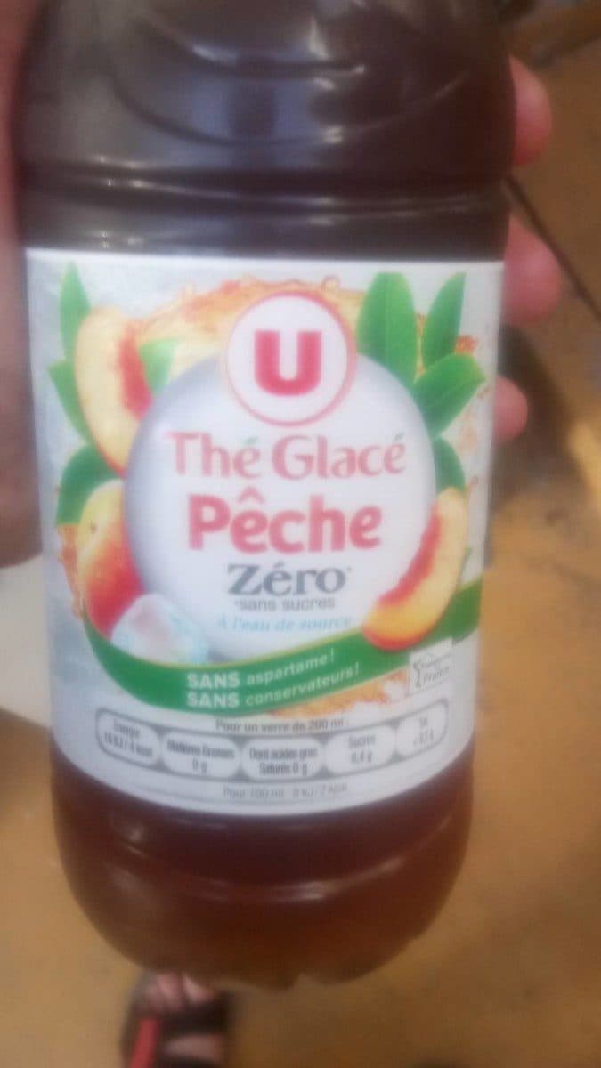 U Thé glacé Pêche packshot