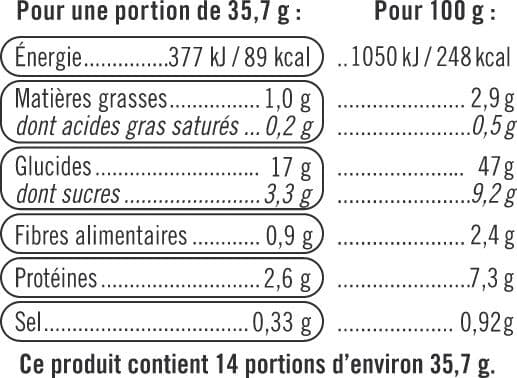 U Pain de mie nature sans croûte en grandes tranches 500g packshot