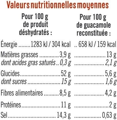 U Mélanges épices pour guacamole sachet de 20g packshot