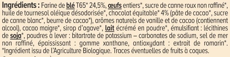 U Bio Mini Cakes marbrés au chocolat packshot