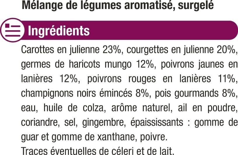 U Poêlee asiatique 750g packshot