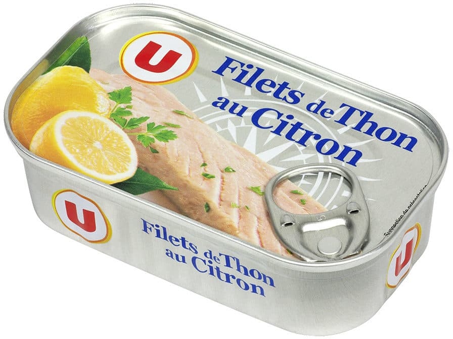 U Filets de thon au citron packshot