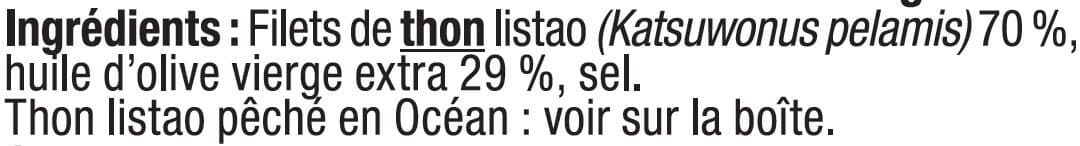 U Filets de thon huile d'olive boîte de 115g packshot