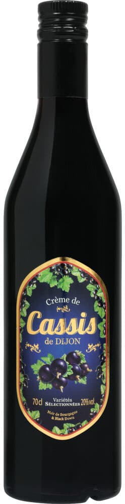 U Crème de cassis de Dijon, 20°, bouteille de 70cl packshot