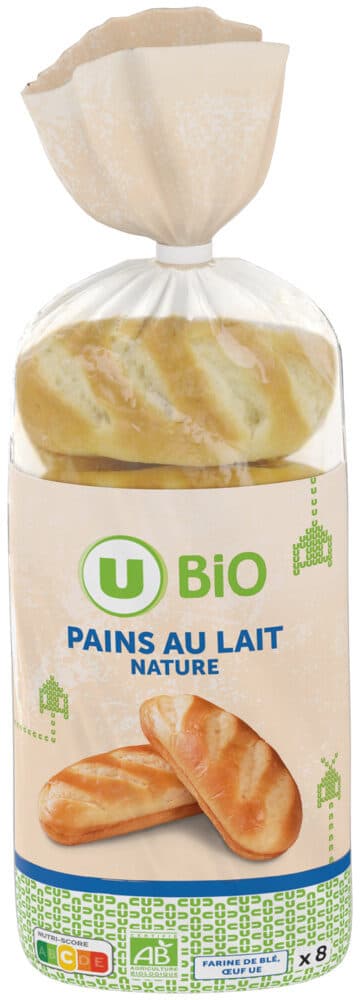 U Pains au lait x8 - 280g packshot
