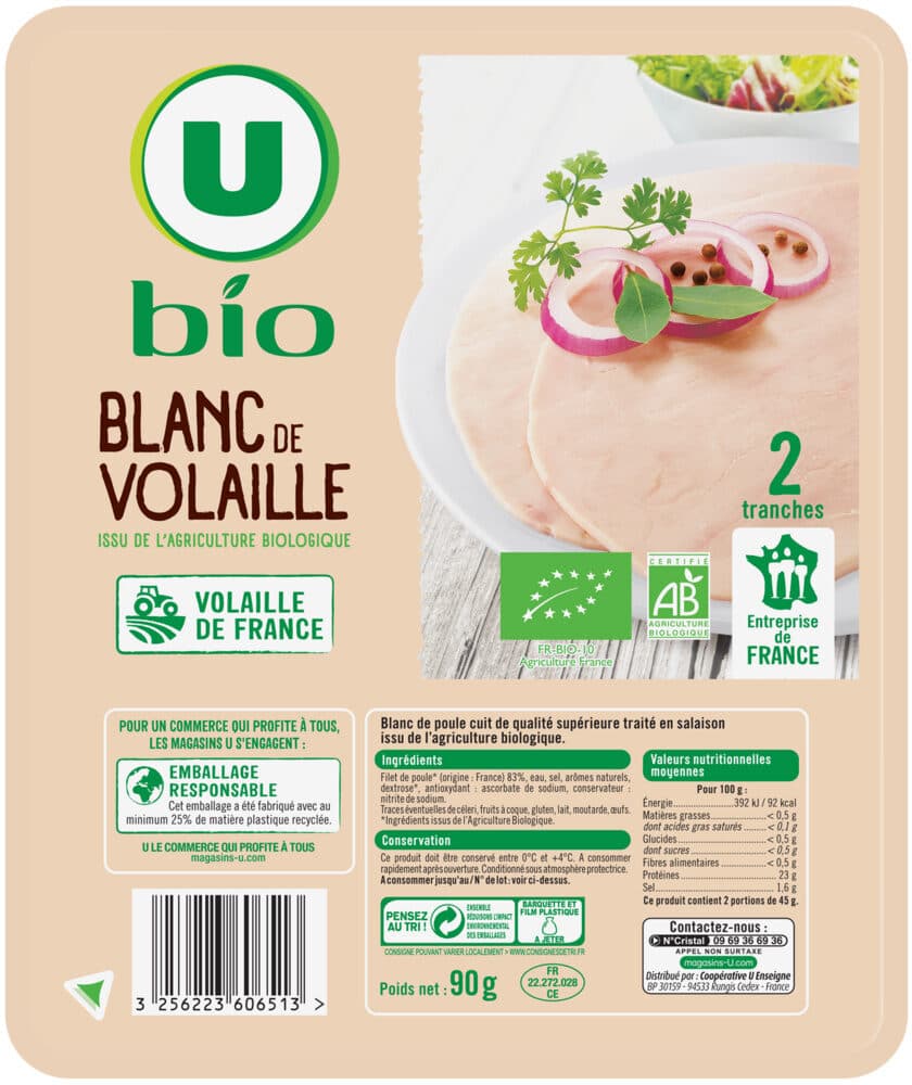 U Blanc de volaille packshot