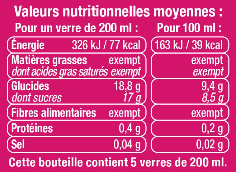 U Boisson cranberry framboise sans sucres ajoutés packshot