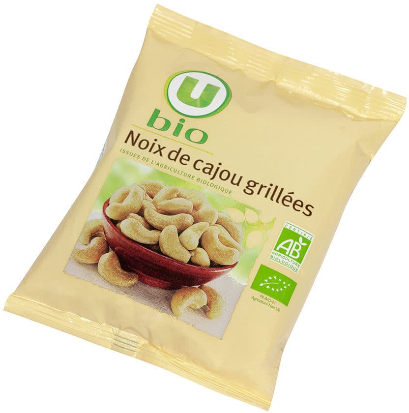 U Noix de cajou grillées packshot