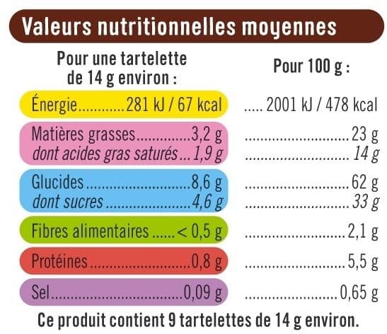 U Tartelettes au caramel et au chocolat au lait packshot