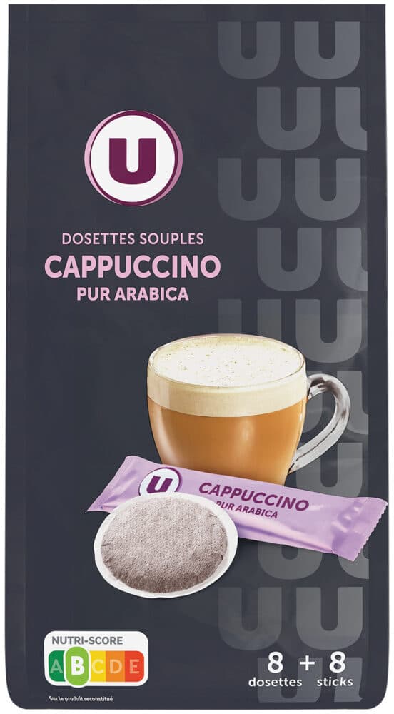 U Café dosettes CAPPUCCINO PUR ARABICA - x16 packshot