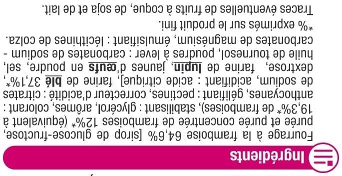U Fines gaufrettes goût framboise packshot