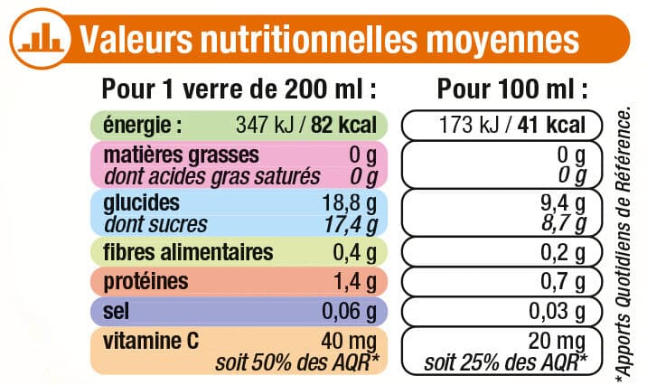 U Pur jus d'orange avec pulpe réfrigéré packshot