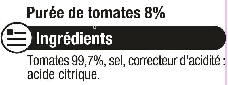 U Purée de tomate brique de 500g packshot