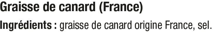 U Graisse de canard packshot