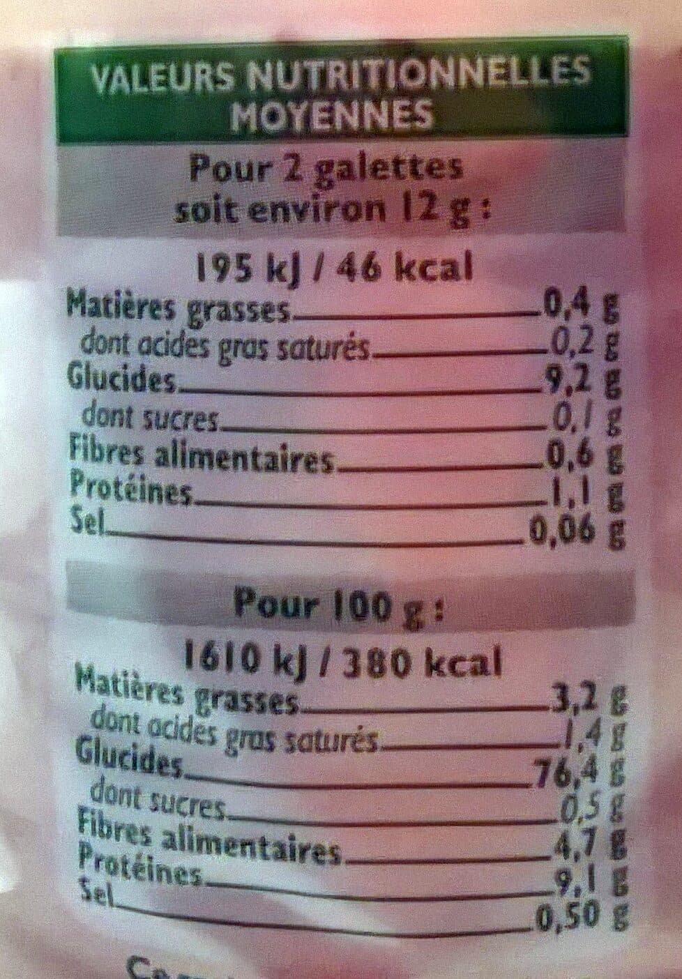 U bio Galettes de maïs packshot