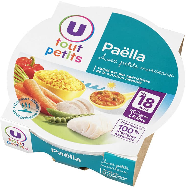 U Assiette de paëlla packshot