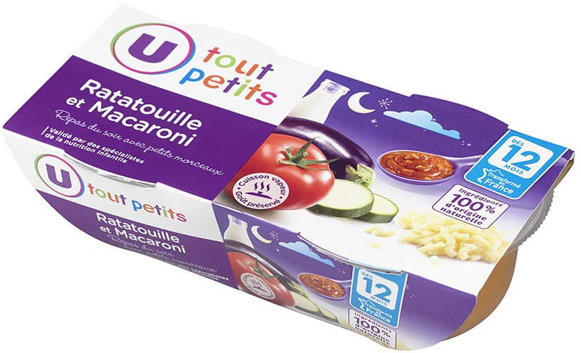 U Bols soir ratatouille macaroni packshot