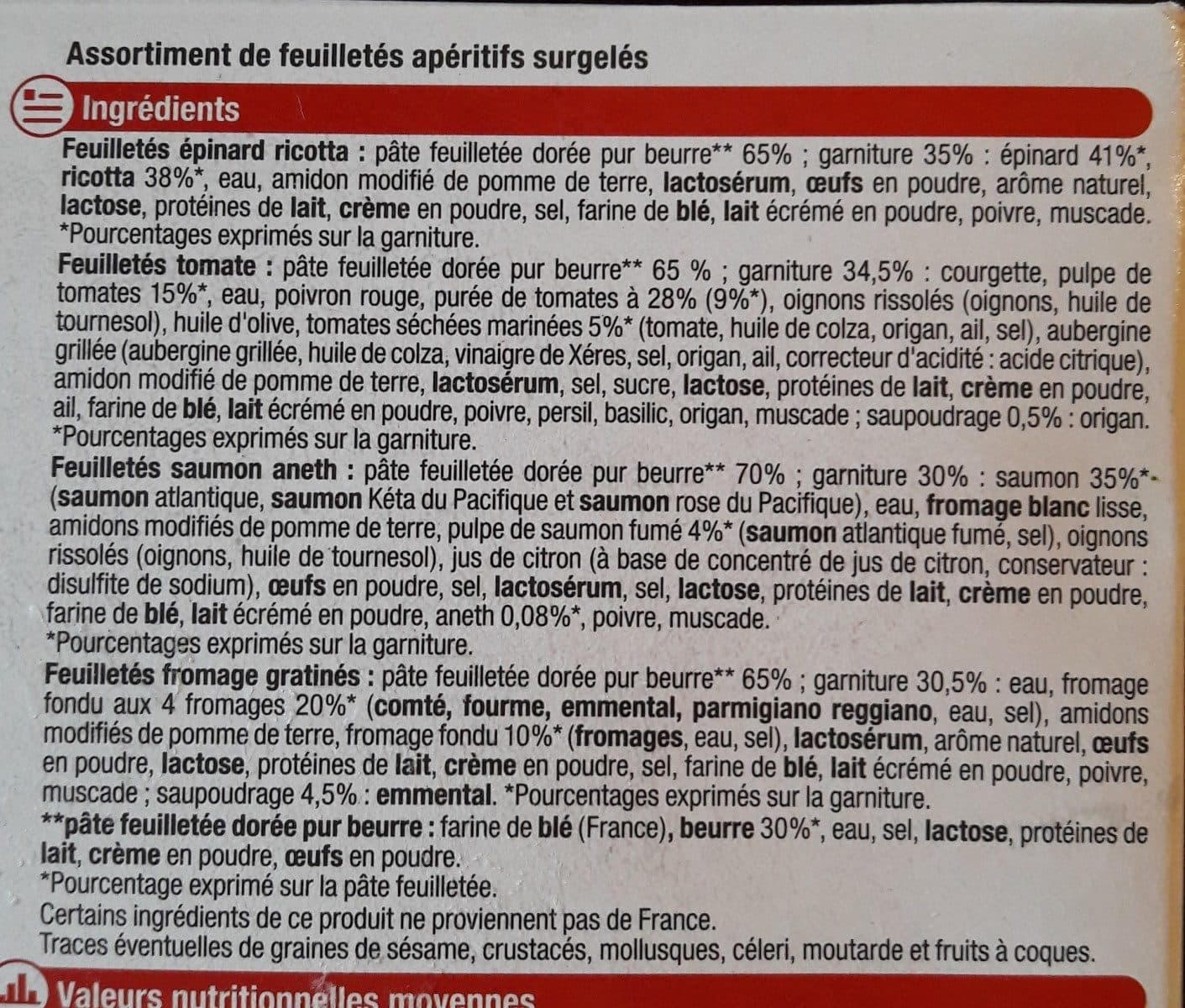U 48 Feuilletés packshot