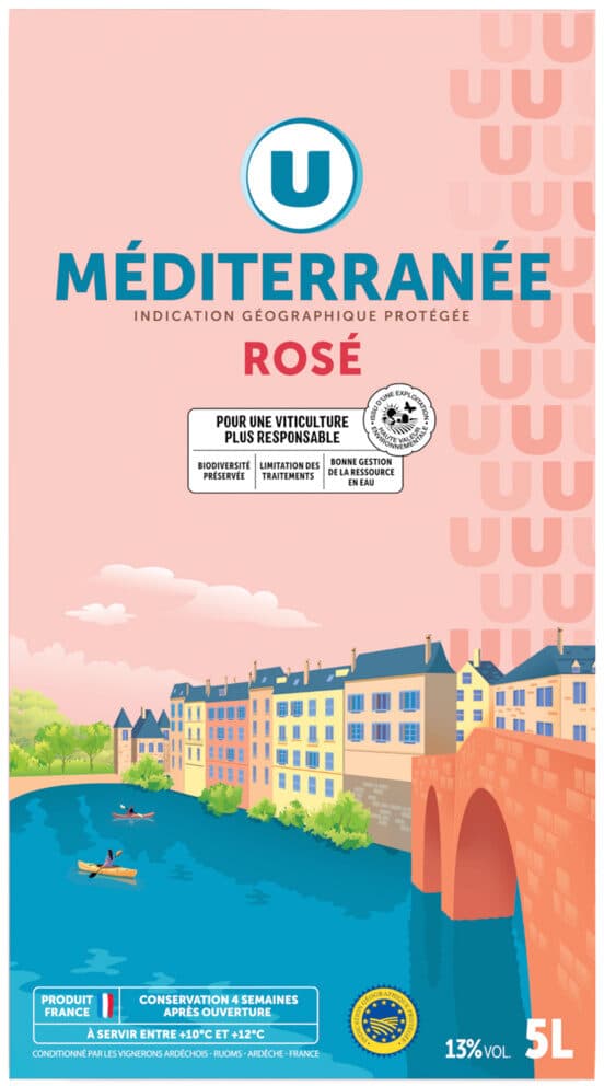 U Vin rosé IGP Méditerranée - Fontaine à vin 5L packshot