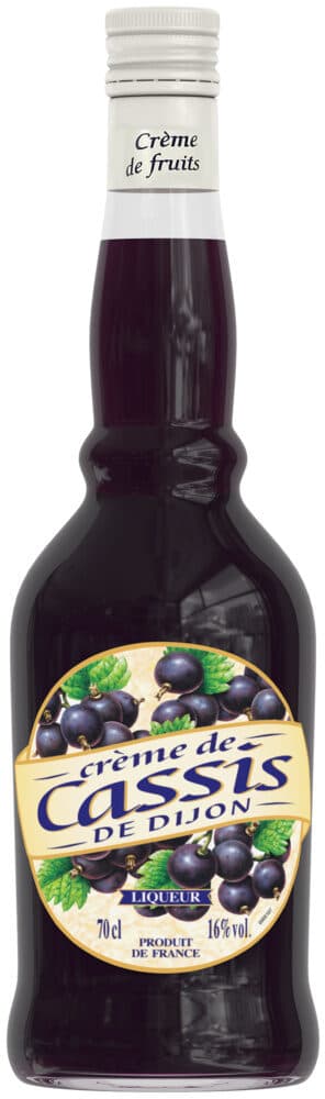 U Crème de cassis de Dijon, 16°, bouteille de 70cl packshot
